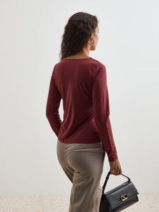 Camisola básica em liocel Decenio