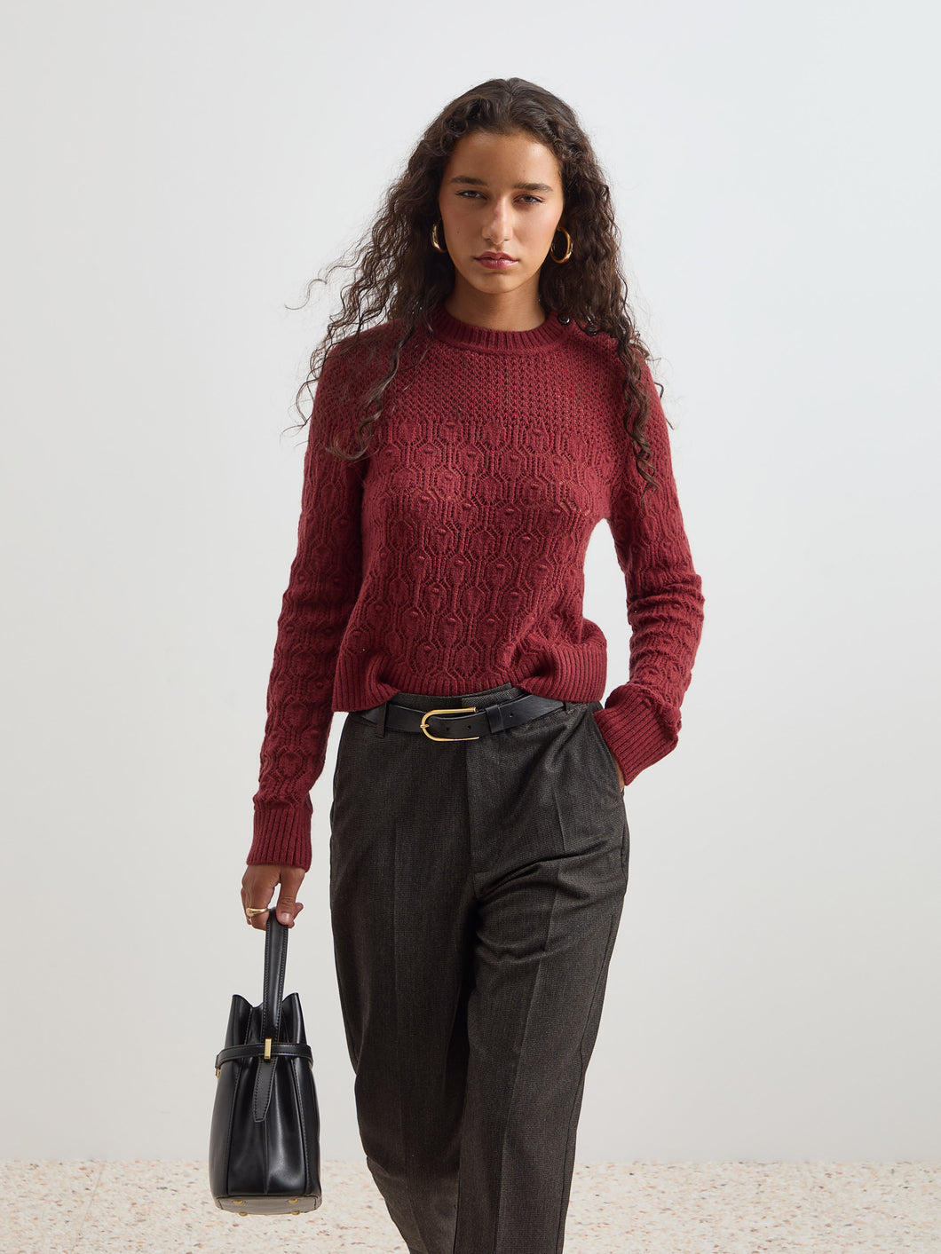 Camisola de malha em lã Decenio
