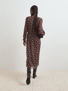 Vestido midi estampado Decenio
