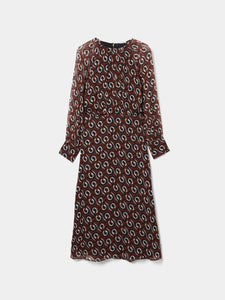Vestido midi estampado Decenio