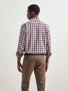 Camisa regular fit ao xadrez Decenio
