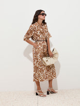 Carregar imagem no visualizador da galeria, Vestido em algodão com estampado floral Decenio - Ref. D005024
