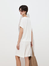 Carregar imagem no visualizador da galeria, Blusa de manga curta com estampado Decenio - Ref. D005178
