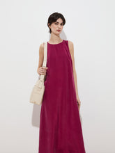 Carregar imagem no visualizador da galeria, Vestido midi fluido em cupro
