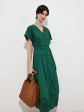 Carregar imagem no visualizador da galeria, Vestido midi com bordado inglês Decenio - Ref. D005491
