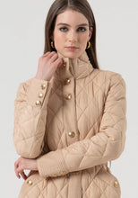 Carregar imagem no visualizador da galeria, Blusão padded 3/4 Fracomina
