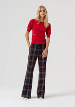 Carregar imagem no visualizador da galeria, Camisola slim fit com mangas curtas balão Fracomina
