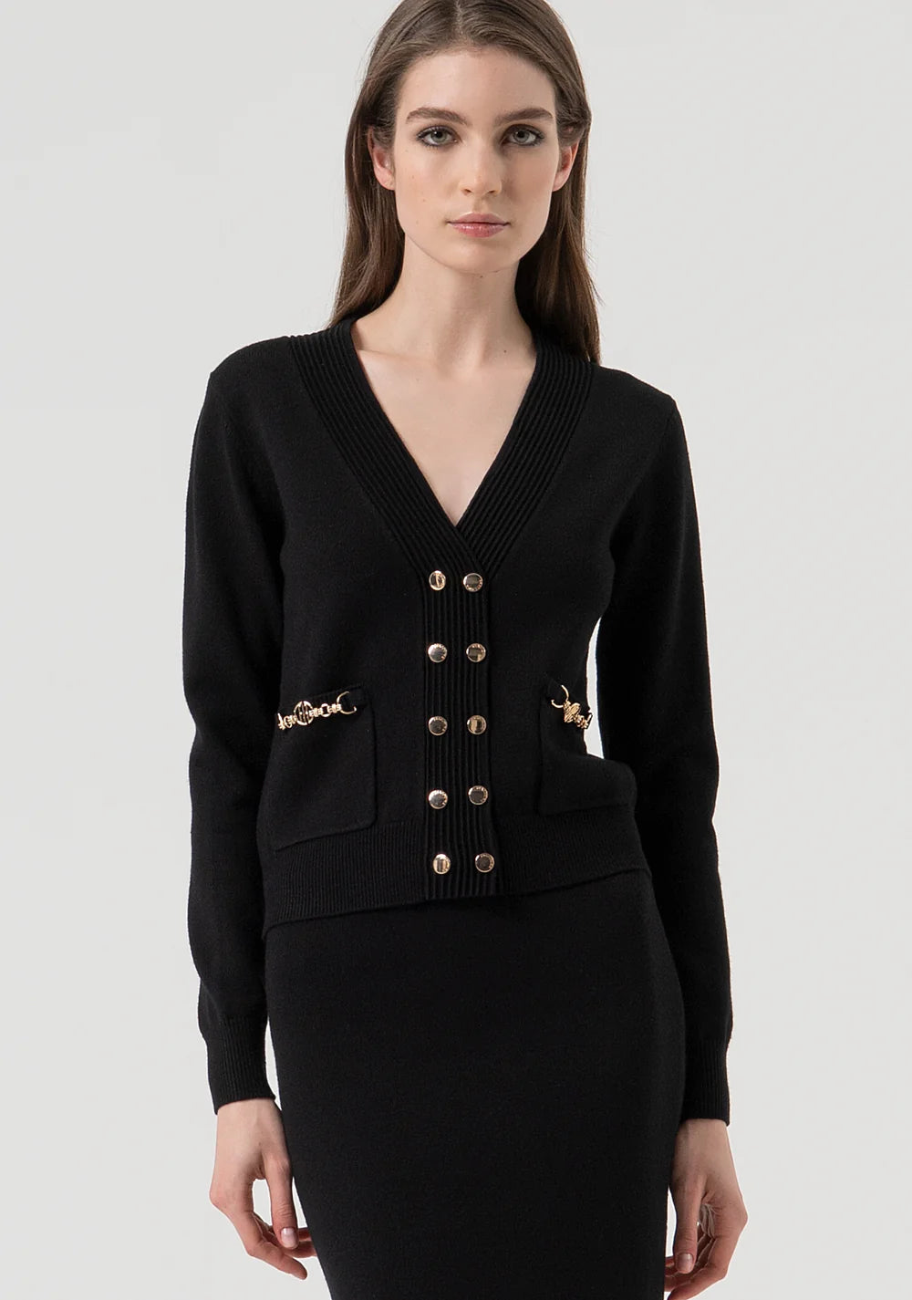 Casaco regular fit trespassado Fracomina