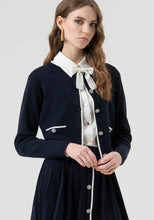 Carregar imagem no visualizador da galeria, Casaco com botões de joia para abertura Fracomina
