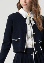 Carregar imagem no visualizador da galeria, Casaco com botões de joia para abertura Fracomina
