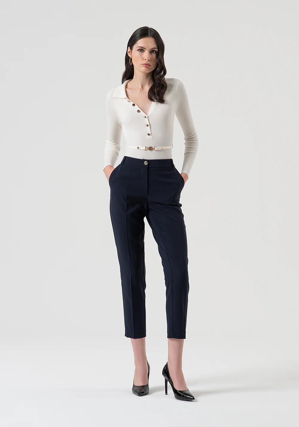 Calça chino regular fit Fracomina