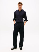 Carregar imagem no visualizador da galeria, Polo de manga comprida em espinha Tommy Hilfiger
