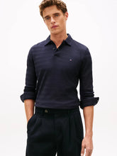Carregar imagem no visualizador da galeria, Polo de manga comprida em espinha Tommy Hilfiger

