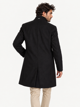 Carregar imagem no visualizador da galeria, Casaco slim-fit em tecido italiano com colarinho mandarim
