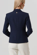 Carregar imagem no visualizador da galeria, Blazer regular de abotoamento simples
