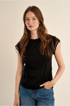 Carregar imagem no visualizador da galeria, T-shirt com mangas trabalhadas Molly Bracken - Ref. T1783EP
