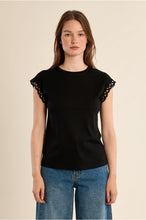 Carregar imagem no visualizador da galeria, T-shirt com mangas trabalhadas Molly Bracken - Ref. T1783EP
