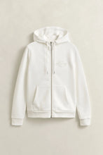 Carregar imagem no visualizador da galeria, Sweatshirt com capuz e fecho Tonal Shield Gant - Ref. 4202588
