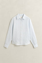 Carregar imagem no visualizador da galeria, Camisa de linho às riscas regular fit Gant - Ref. 4300621
