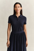 Carregar imagem no visualizador da galeria, Polo em algodão piqué Shield slim fit Gant - Ref. 4201535
