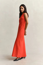 Carregar imagem no visualizador da galeria, Vestido em linho com corte enviesado Gant - Ref. 4503525
