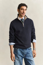Carregar imagem no visualizador da galeria, Sweatshirt com meio fecho Sacker Rib
