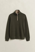 Carregar imagem no visualizador da galeria, Sweatshirt com meio fecho Sacker Rib
