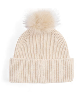 Gorro chique com pompom